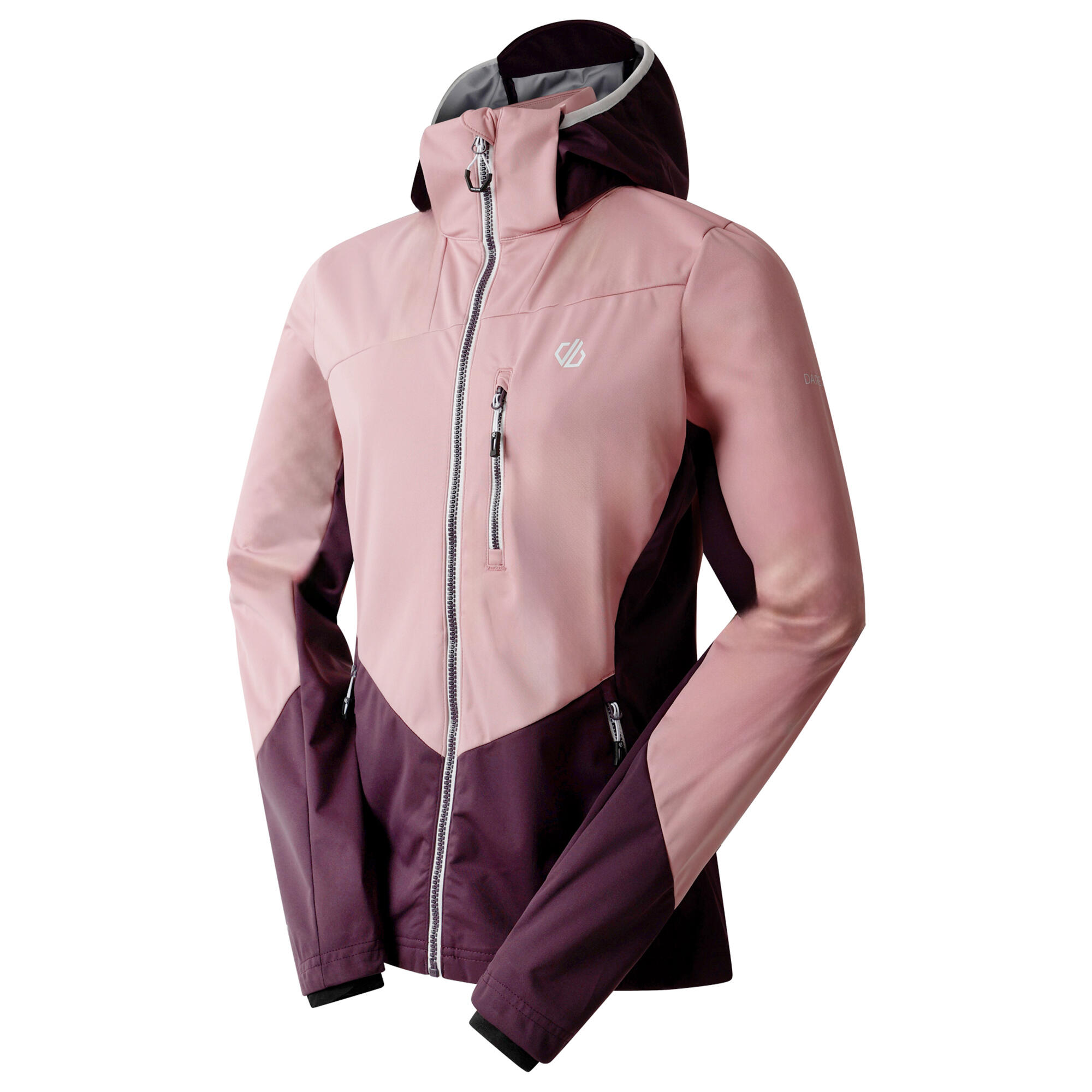 Veste Softshell LEXAN Femme (Lilas / Prune Sombre) 3/5