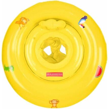Swim Essentials bouée pour bébé - Jaune - Safari doré - 0/1 ans
