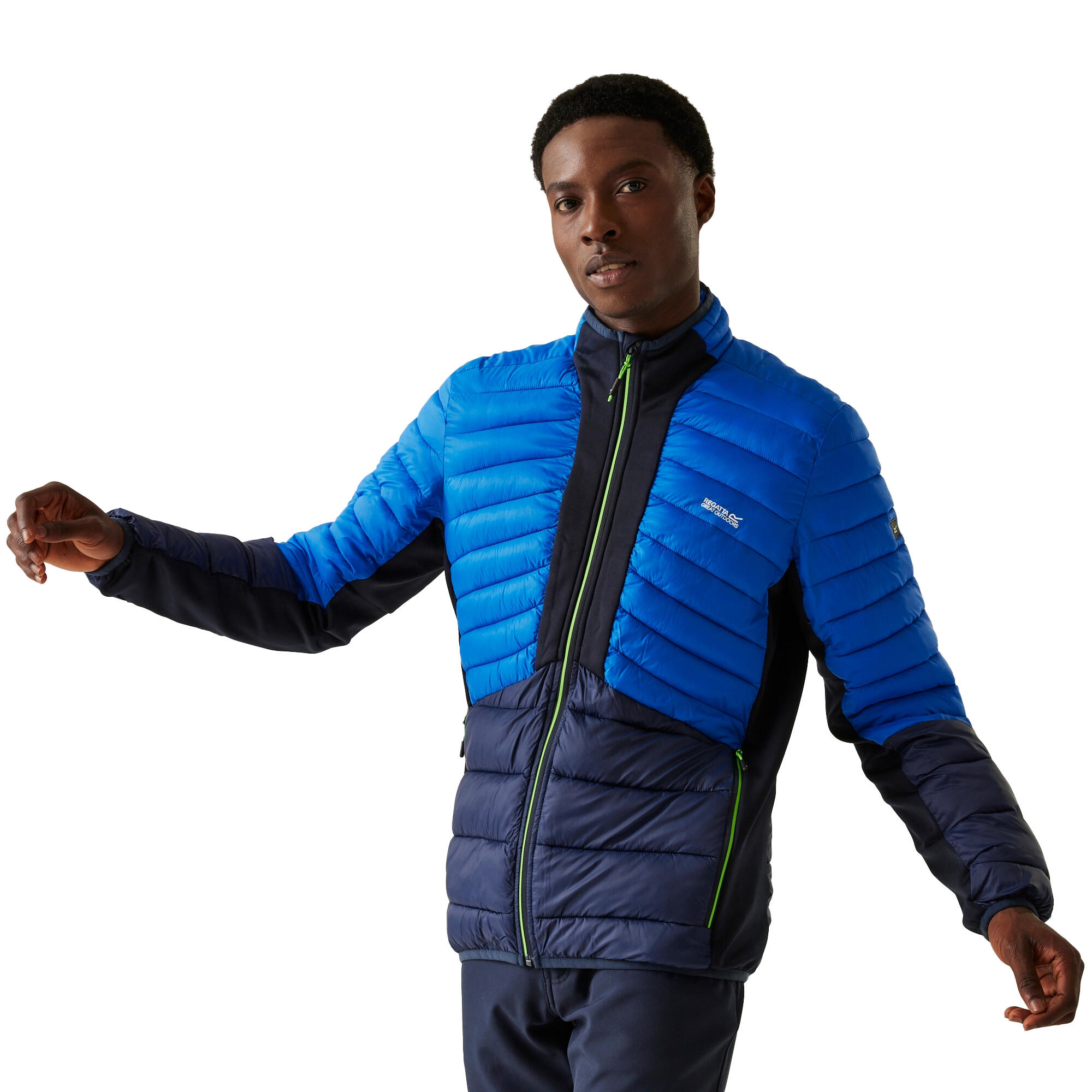 Veste Matelassée LEEDRE Homme (Bleu Olympien / Bleu Marine) 3/5