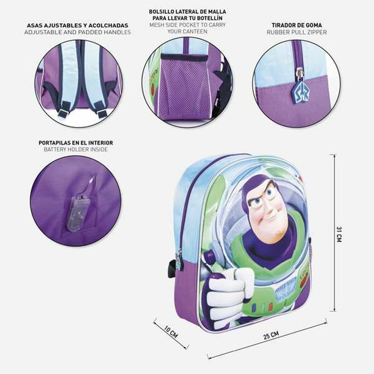 Cartable Buzz Lightyear 67 % Polyester 3/7