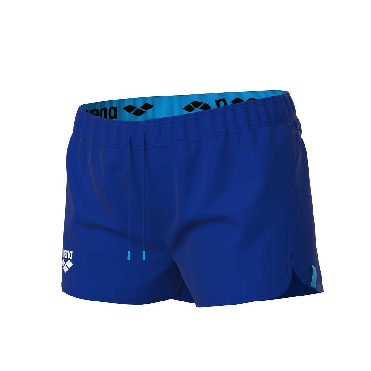Arena - Short Femme Arena Team Solid - Short De Bain - Bleu - 52 2xl - Decathlon