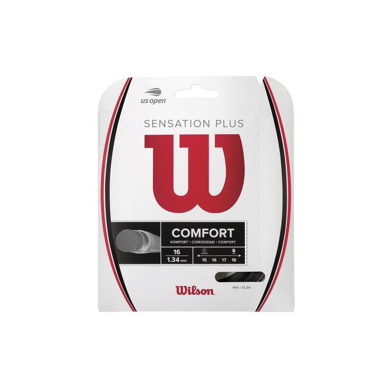 Wilson - Cordage De Tennis Wilson Sensation Plus - Cordage Raquette - Noir - No Size - Decathlon