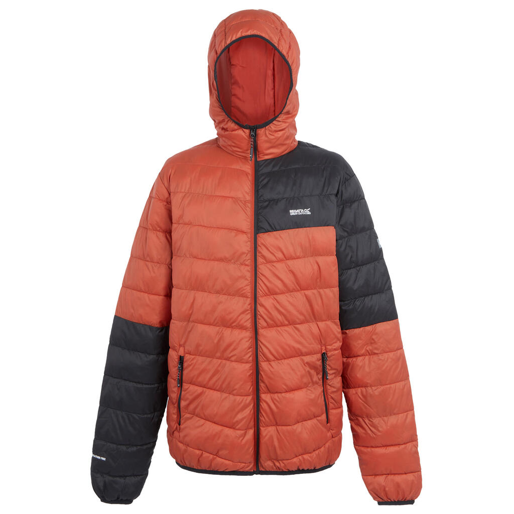 Mens Hillpack III Hooded Active Padded Jacket (Red Ochre/Black)