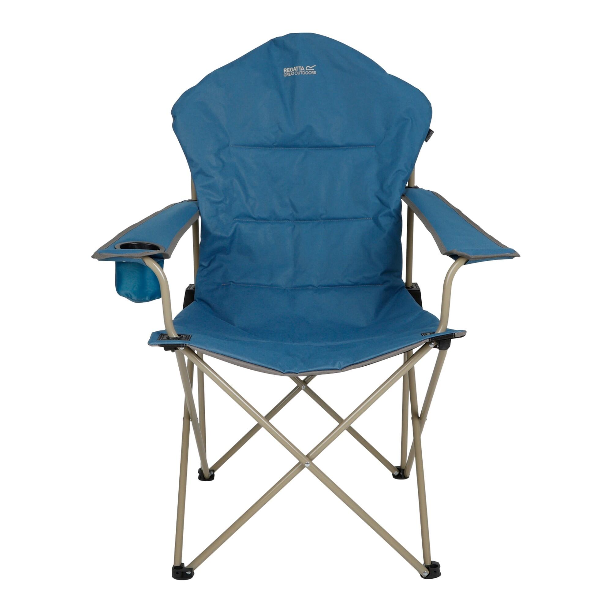 Kruza II Folding Chair (Dynasty Blue) | Decathlon