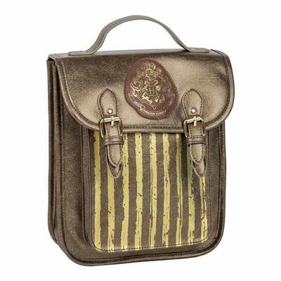 Mochila Escolar Harry Potter Marrón