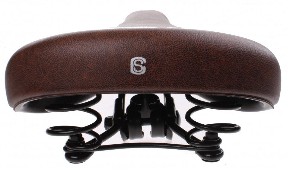 Selle Comfort Bruin Zadel voor Stadsfietsen 5/5