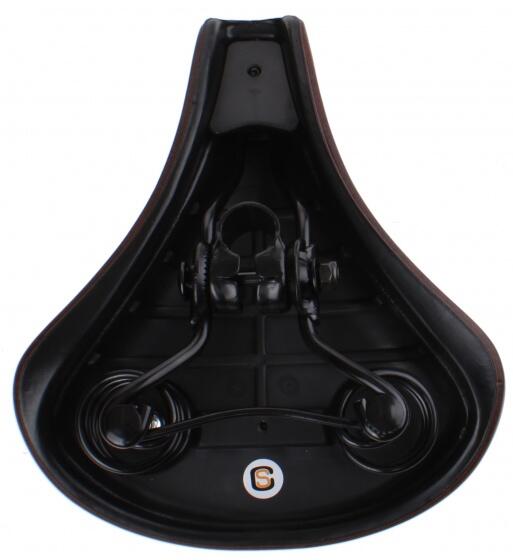 Selle Comfort Bruin Zadel voor Stadsfietsen 4/5