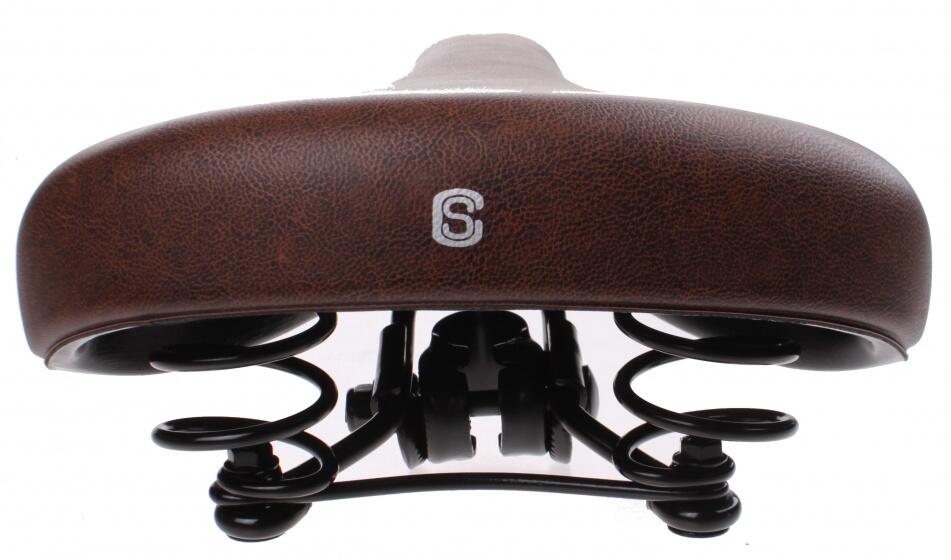 Selle Comfort Bruin Zadel voor Stadsfietsen 3/5