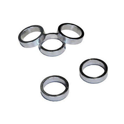 Vwp balhoofdtussenring spacer aluminium 8mm zilver p5