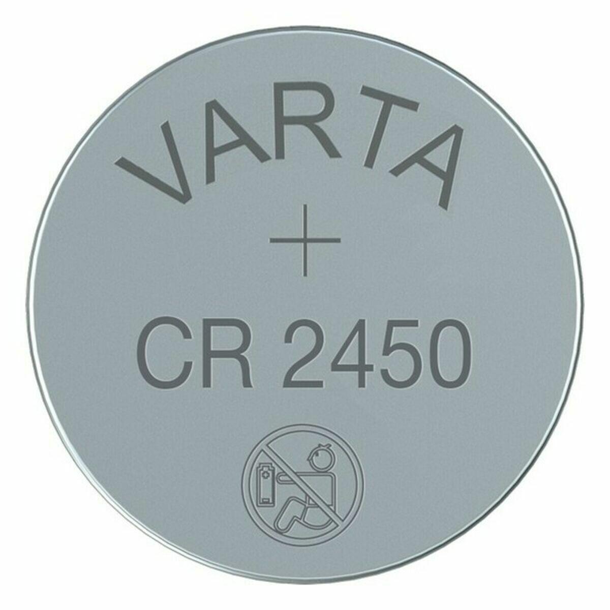 Pilha de Botão de Lítio Varta CR2450 1 Unidade 3/3
