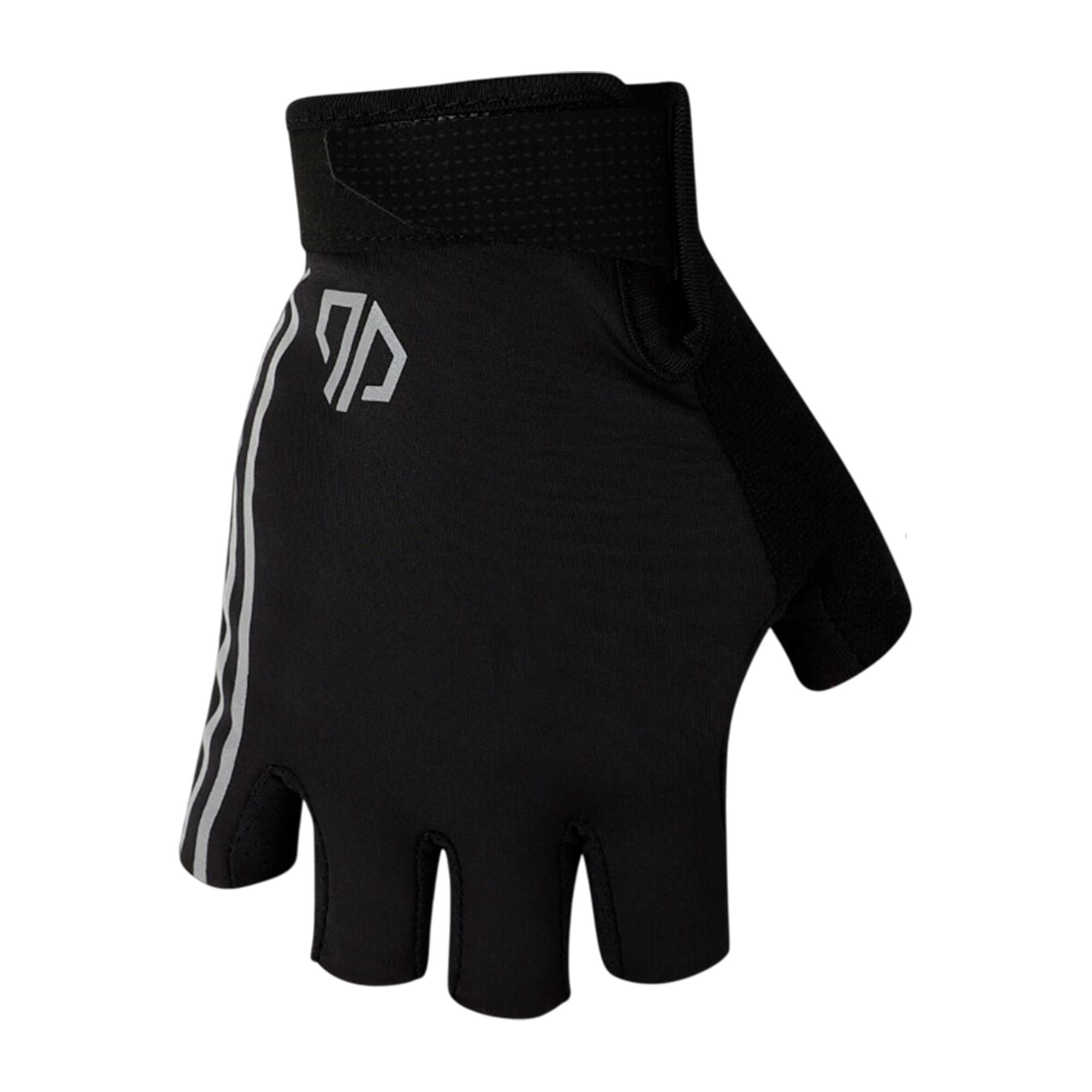 Radfahrhandschuhe, Leicht Herren Schwarz 3/5