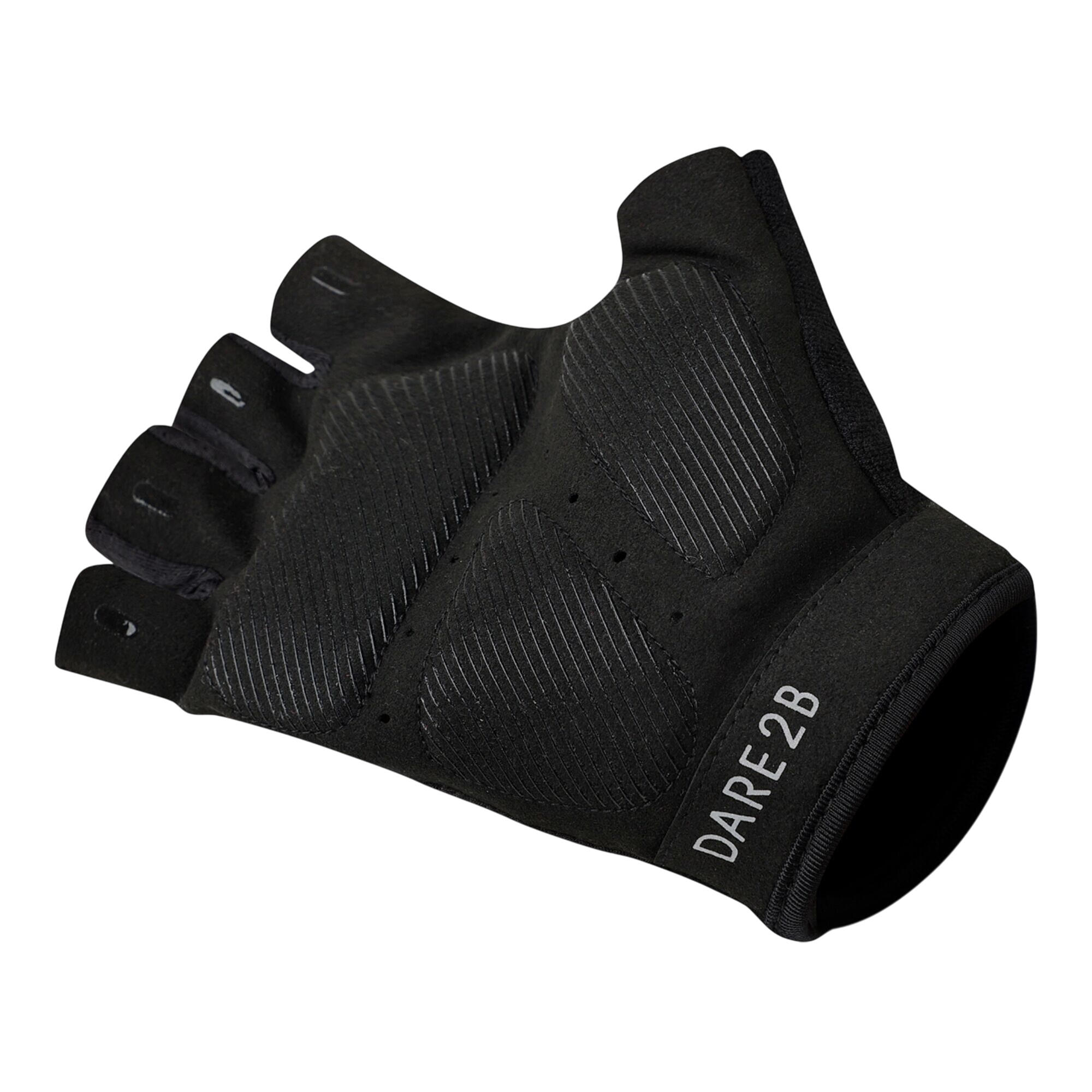Radfahrhandschuhe, Leicht Herren Schwarz 2/5
