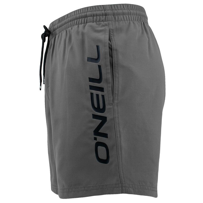 Heren Cali Zwemshort Logo Grijs 3/7