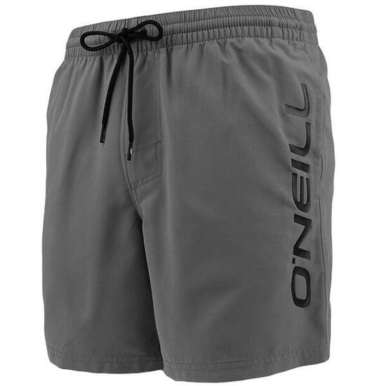 Short de bain homme Cali Logo Gris