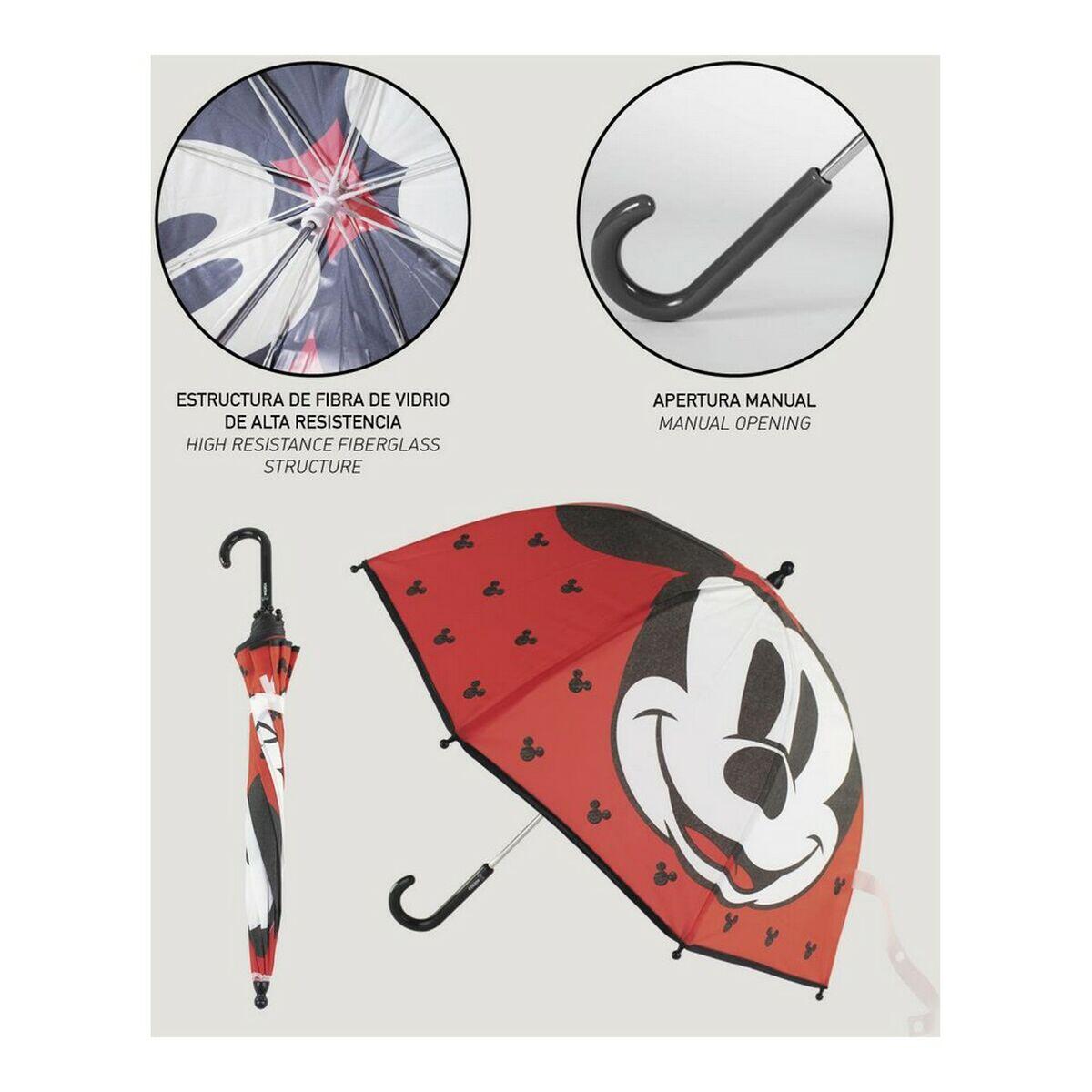 Ombrelli Mickey Mouse Rosso 3/5
