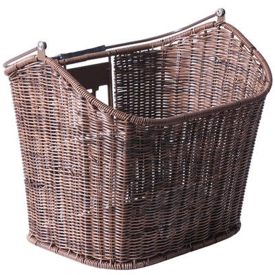 Kosz rowerowy przód pleciony klick HT-180-2