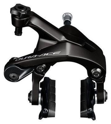 Shimano dura-ace br-r9200 dual-pivot achterremklauw zwart (koolstofblokken)