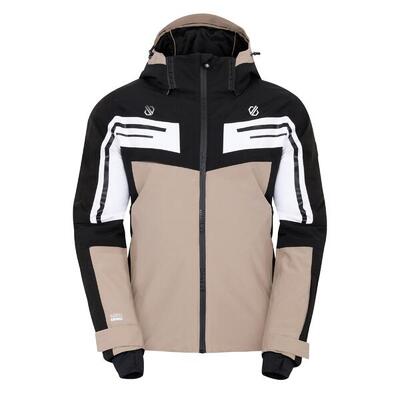 Heren triple ski jas (zwart. wit)