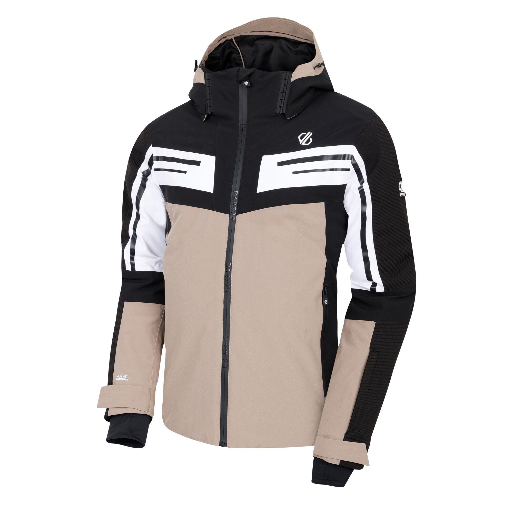 Blouson De Ski Motif/style Triple Homme (Noir / Blanc) 3/5
