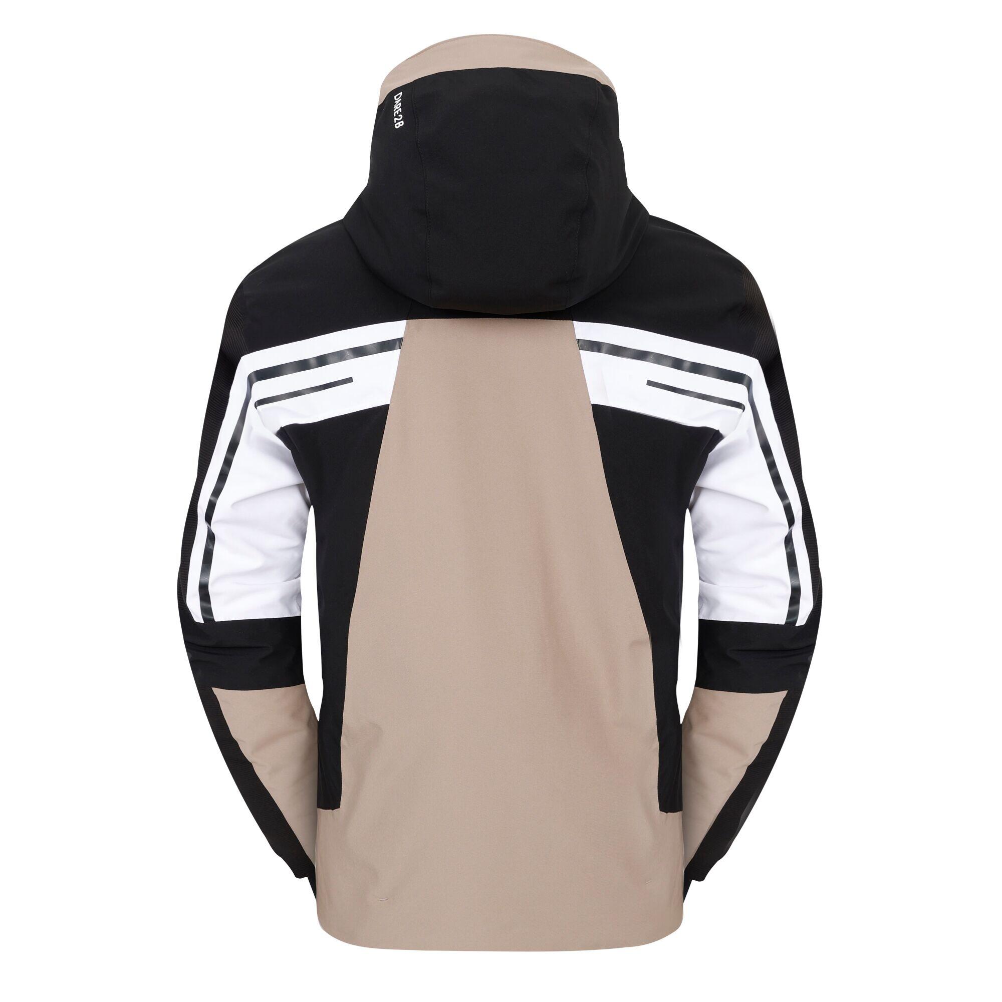 Blouson De Ski Motif/style Triple Homme (Noir / Blanc) 2/5