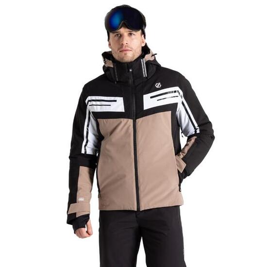 Skijacke für Herren Schwarz/Weiß