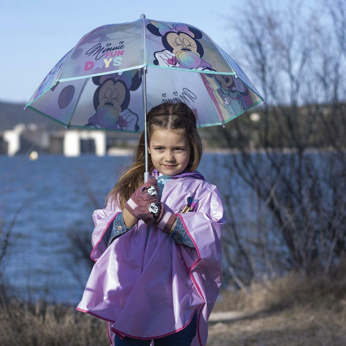 Regenschirm Minnie Mouse türkis 3/5