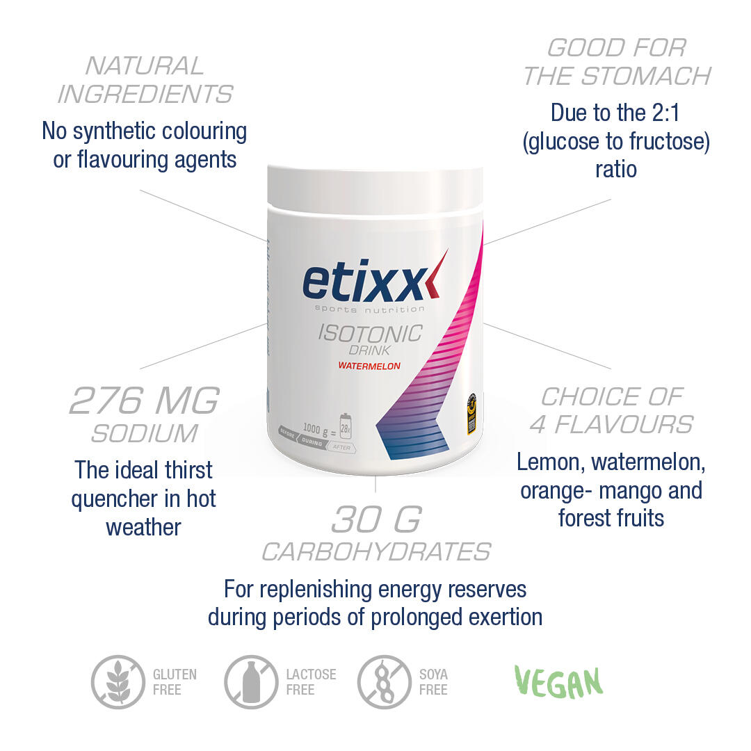 Etixx Isotonic Drink Pastèque 1000g 4/6