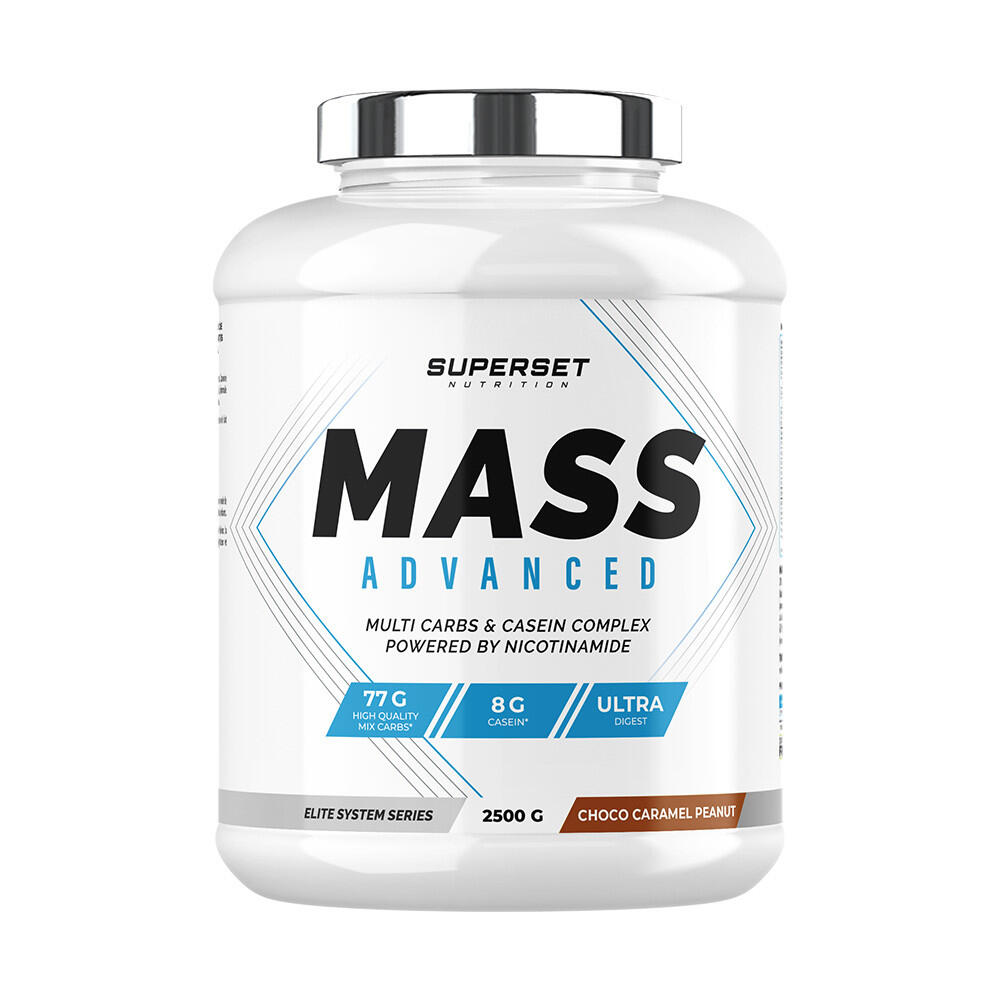 Superset Nutrition - Gainers | Mass Advanced (2,5kg) | Chocolate Caramel Peanut - Gainer - No Size - Decathlon