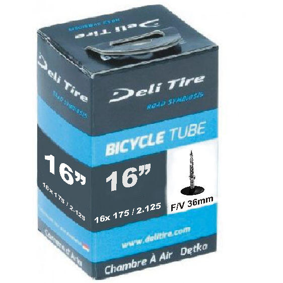 Deli Tire Inner Tube SV3 16 Inch - Compatible with Multiple Tire Sizes