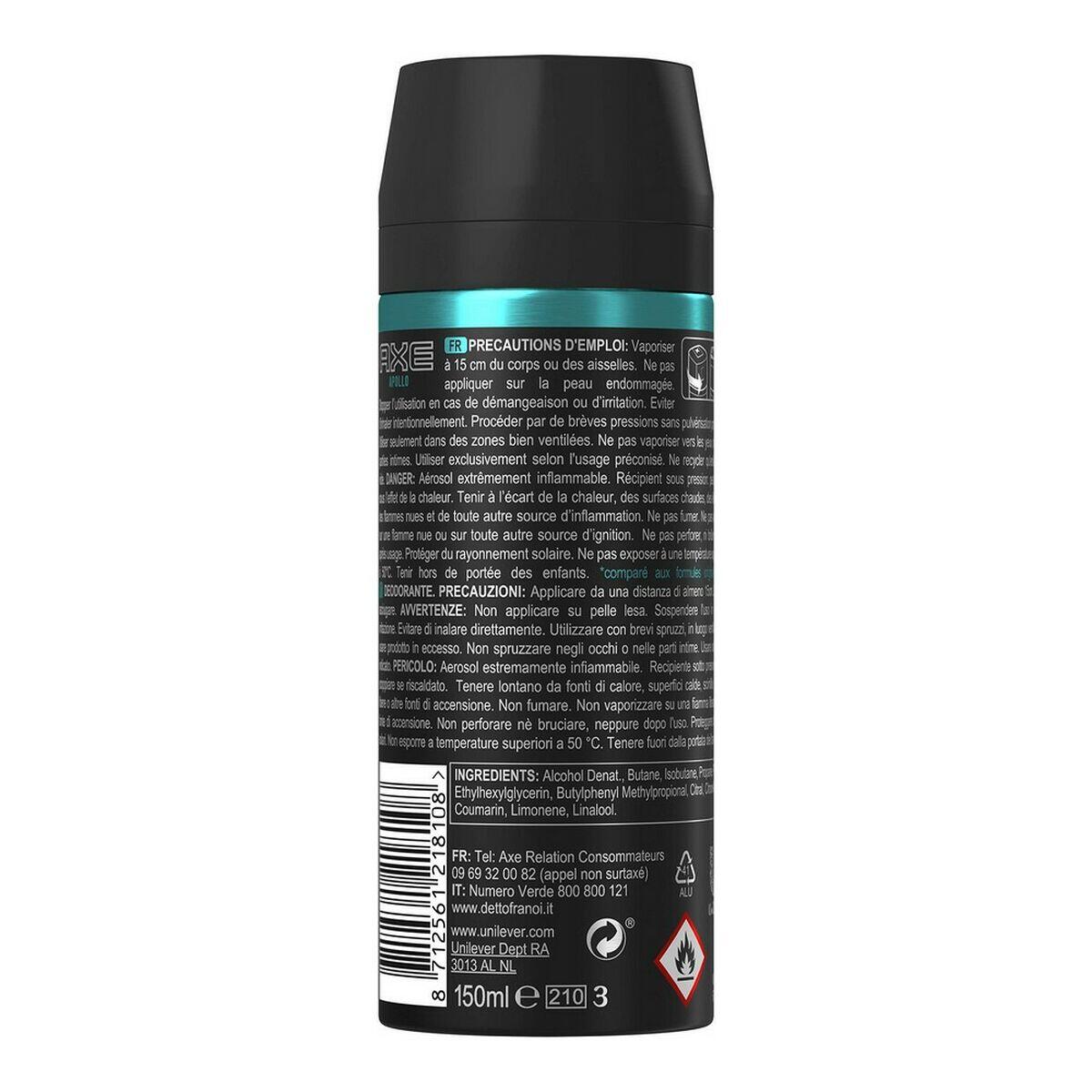 Desodorizante em Spray Axe Apollo Todo o tipo de pele 2/4