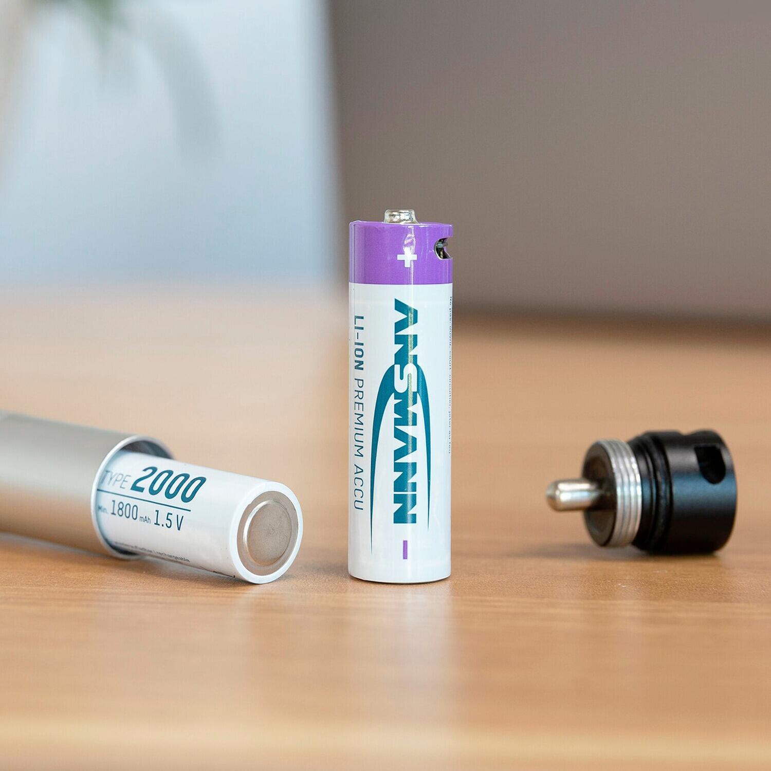 Akku Li-Ion 1,5V AA Typ 2000 – 4 Stück 4/7