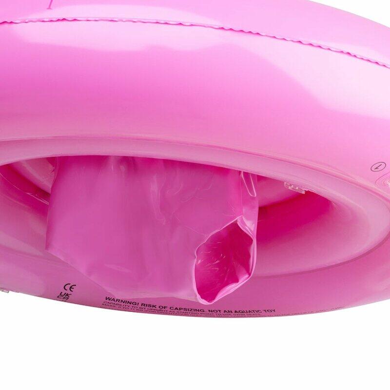 Bouée pour bébé gonflable rose 0 à 1 ans 4/6