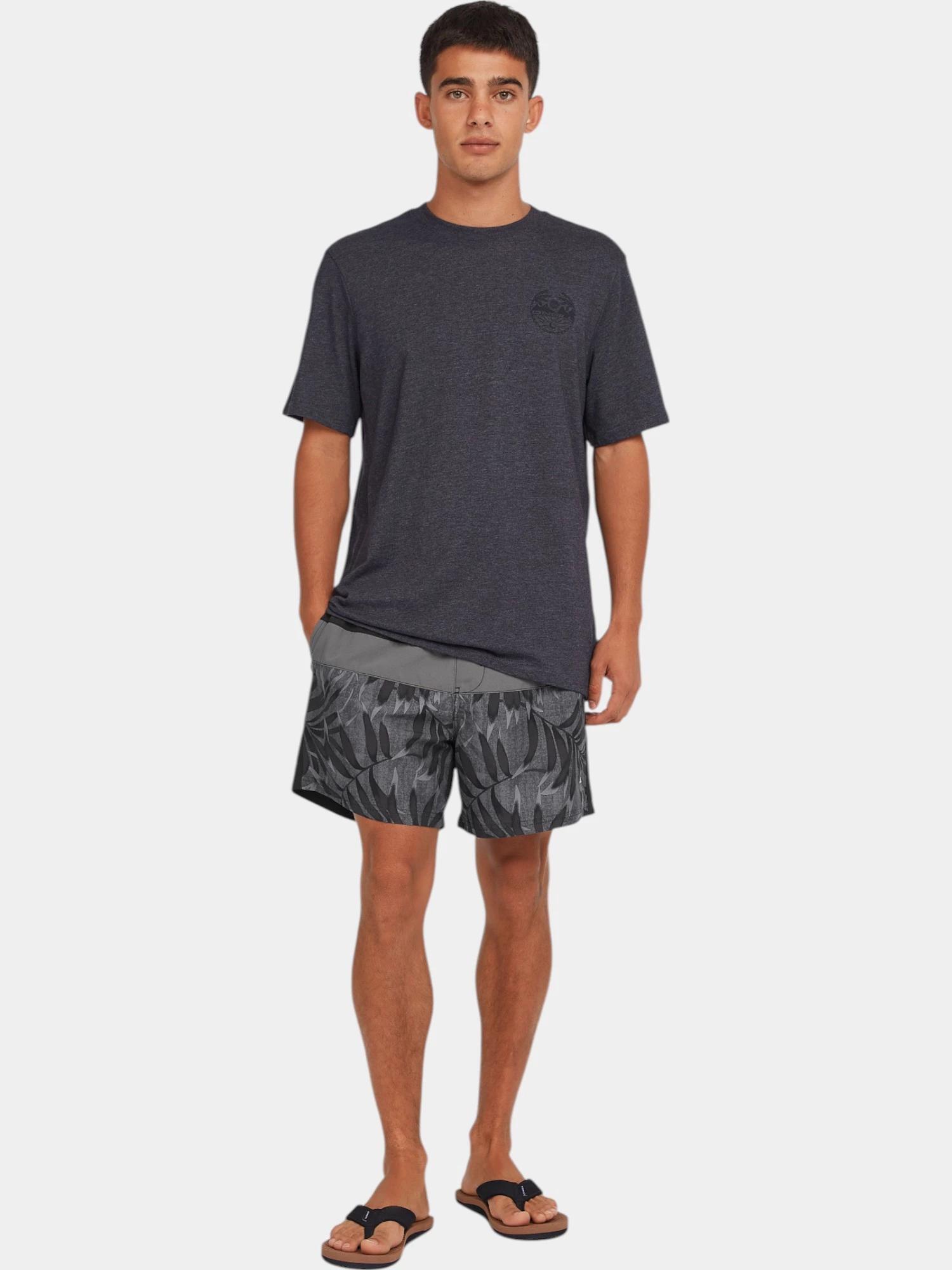 Short de plage hommes Cali Block 15'' 4/7