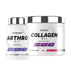 PACK MOBILITÉ - ARTHRO MAX (100 CAPS) - COLLAGEN MAX (350G) Tropical