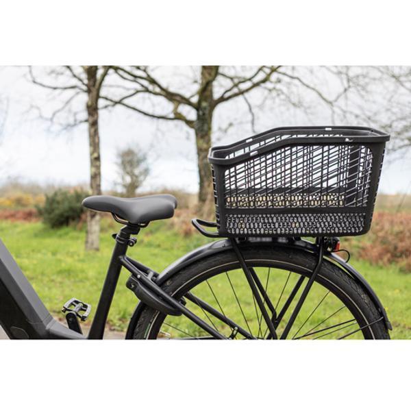Panier vélo arrière plastique fixation porte bagage vis rail Optimiz