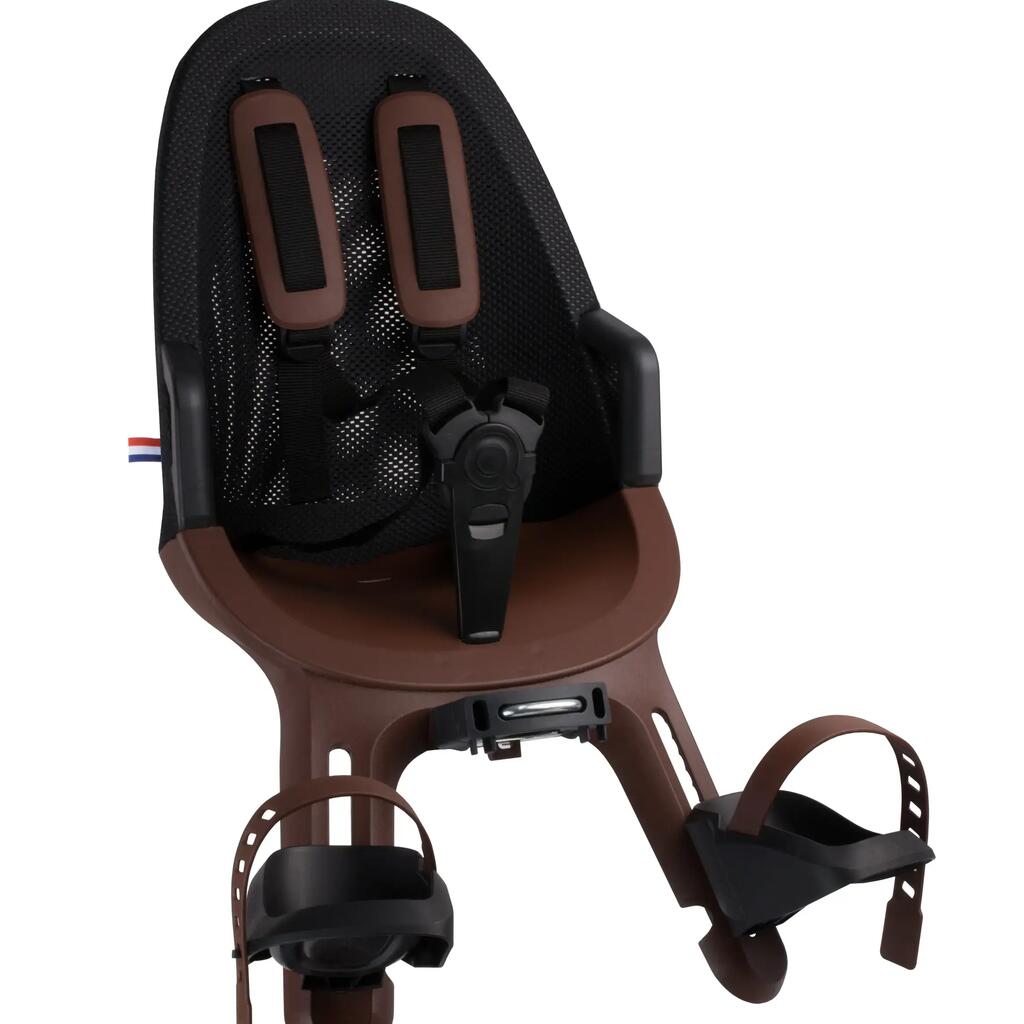 Qibbel Air Front Child Seat in Brown/Black