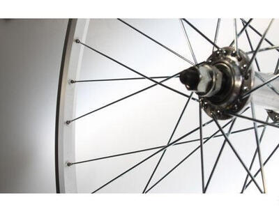 Hulzebos Ruota anteriore 20x1.75 Alluminio argento.