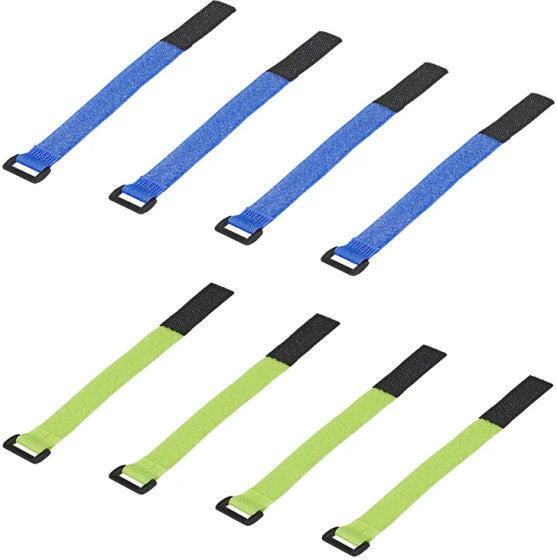 PROPLUS ProPlus Kleurige Klittenband Kabelbinders 8 Stuks