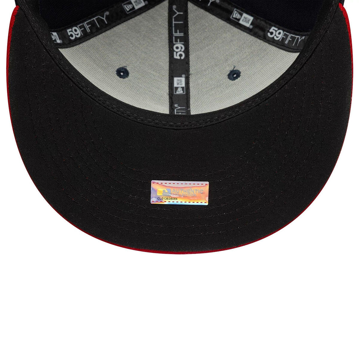 Casquette MLB Atlanta Braves New Era authentic performance 59FIFTY Bleu marine 6/7