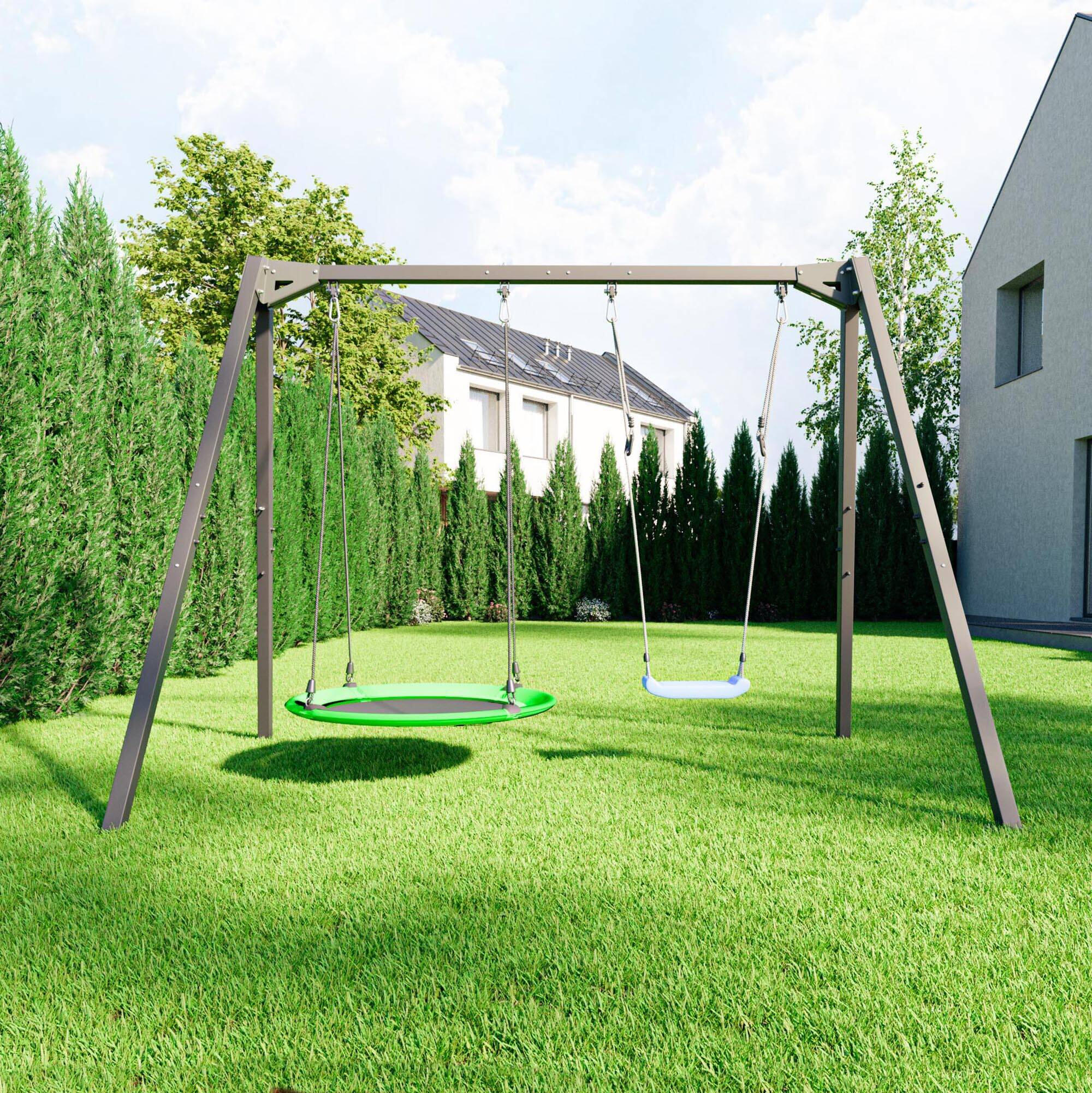 Dubbele schommel op lagers (2-zits frame) PREMIUM MO-013 2/7