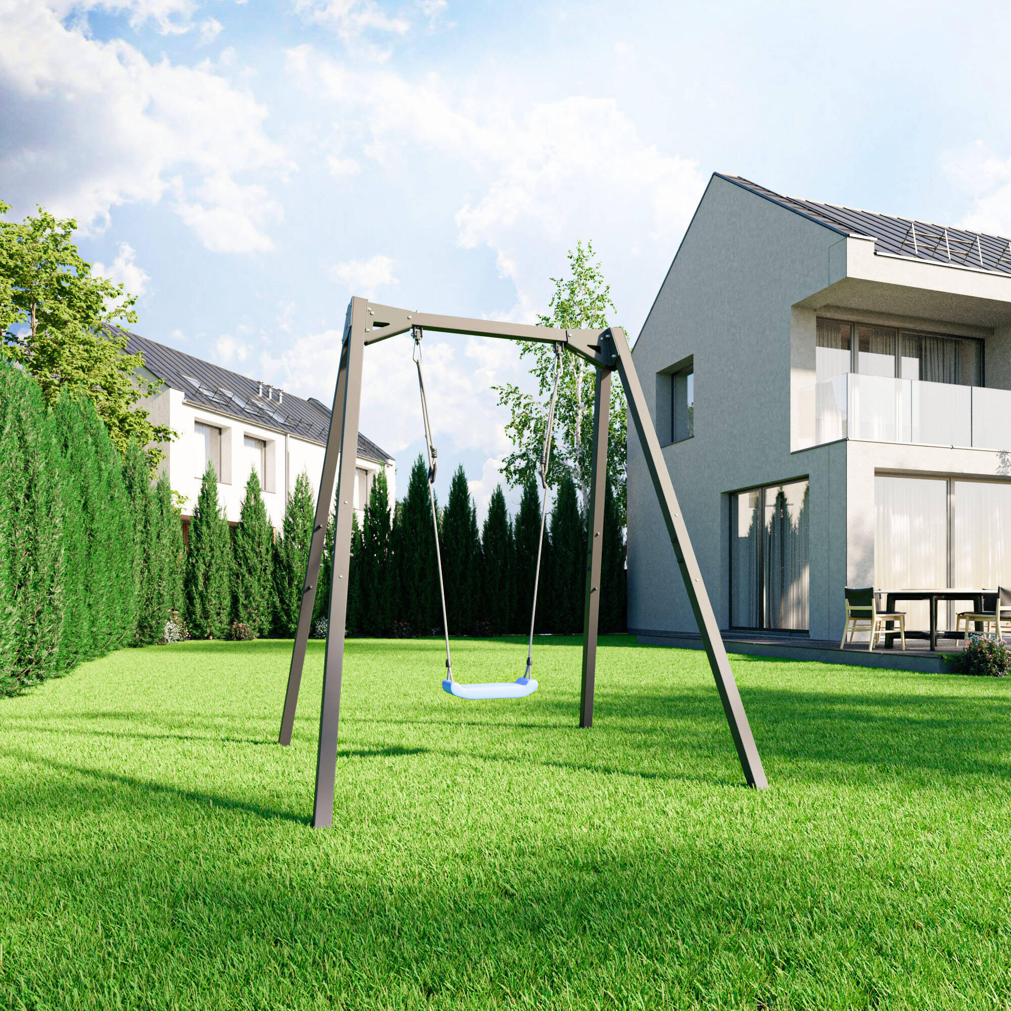 Balançoire simple avec palier (support) PREMIUM MO-012 2/7