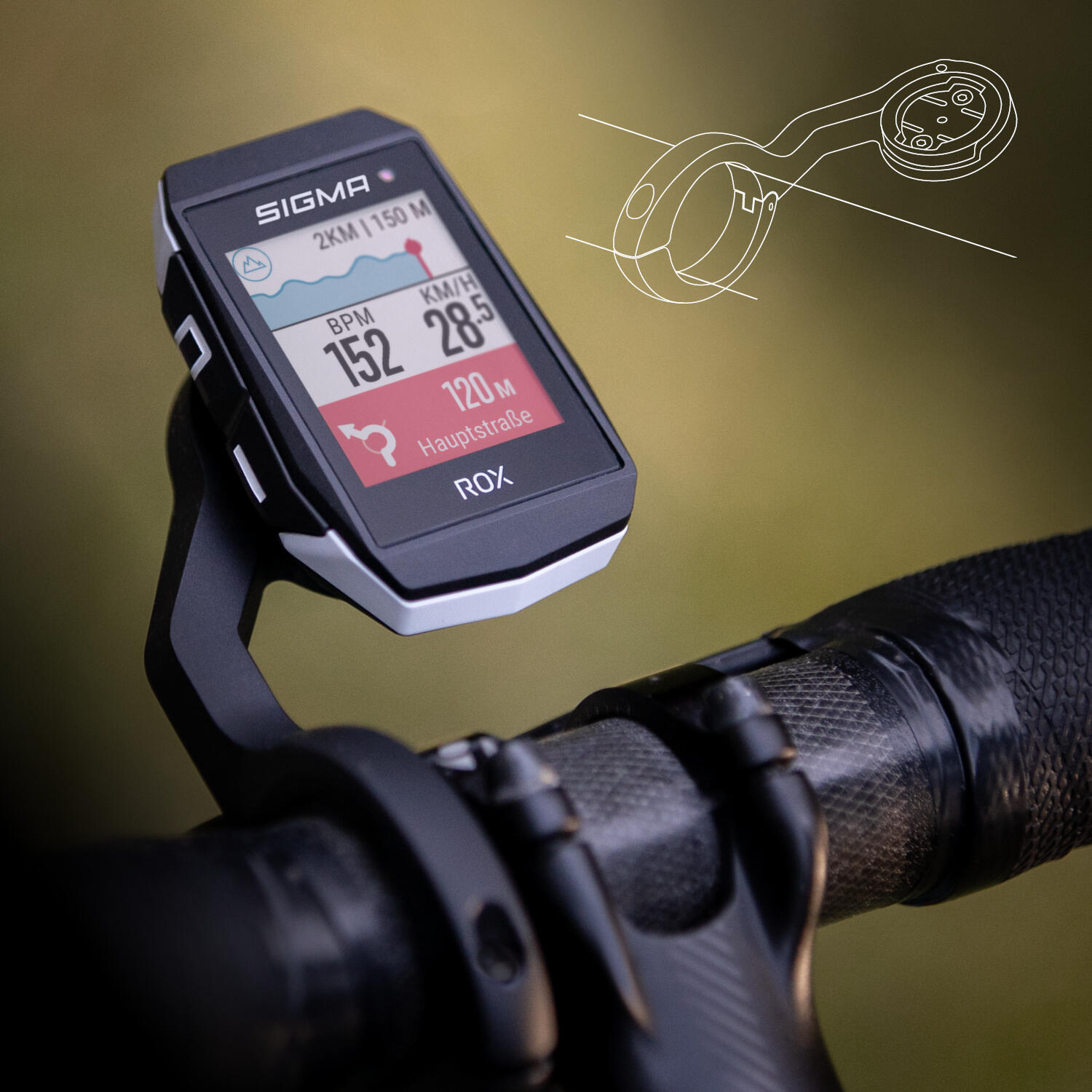 ROX 11.1 EVO WIT GPS FIETSCOMPUTER - CARDIO PACK 5/8