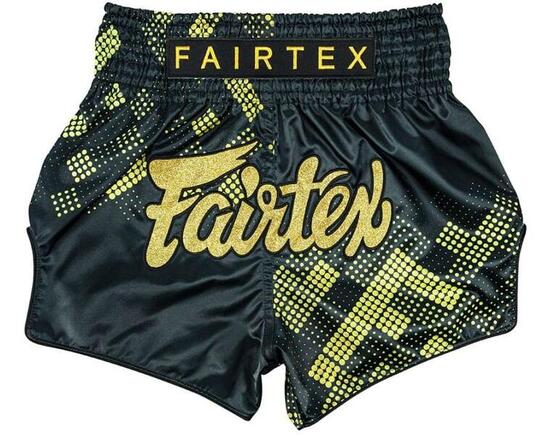 Spodenki Muay Thai Fairtex BS1931 Czarne-Złote S