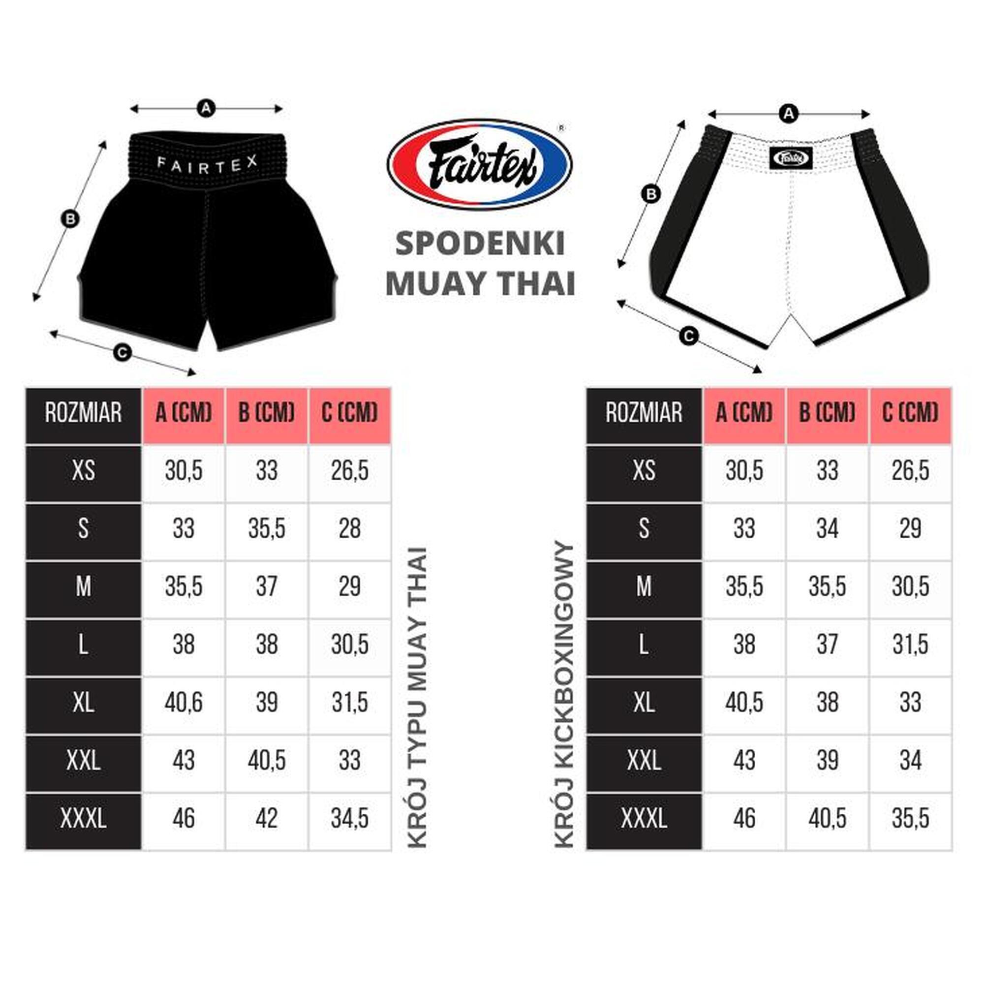 Pantaloni scurți de antrenament Fairtex Muay Thai BS1923 "Racer"