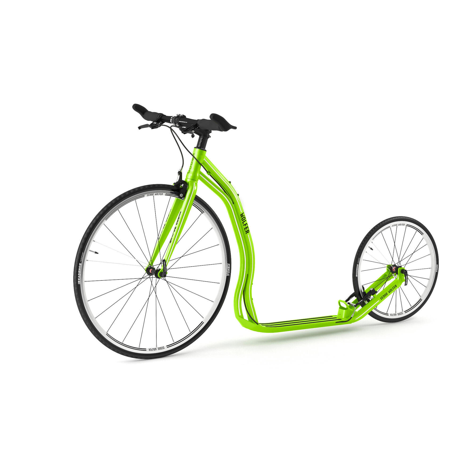 Yedoo - Trottinette Sportive De Route Pour Adultes "wolfer" Yedoo - Trottinette - Vert - Taille Unique - Decathlon