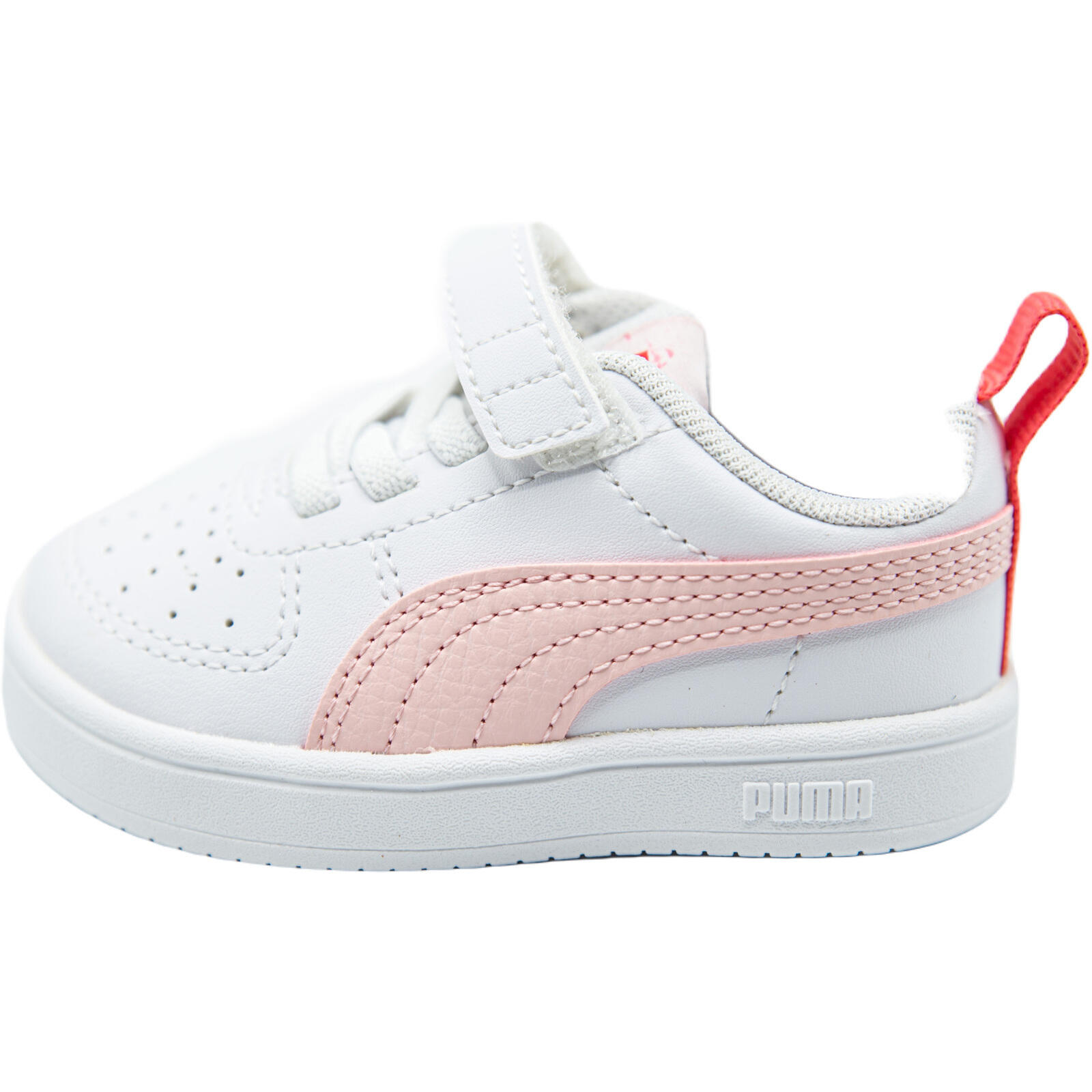 Puma - Baskets Puma Rickie Inf, Blanc, Enfants - Chaussures De Sport - Blanc|rose - 27 - Decathlon