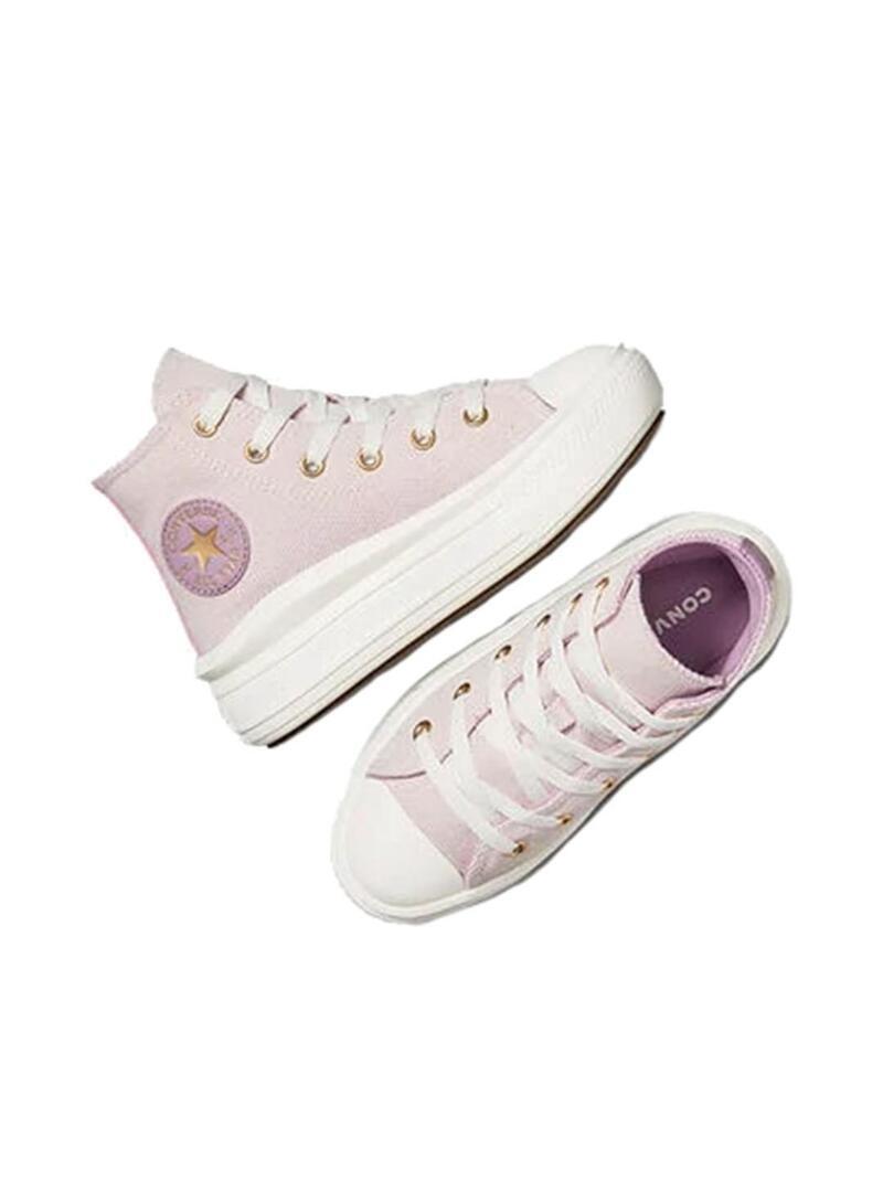 Sapatos para Homem Converse Move hi Rosa 4/7