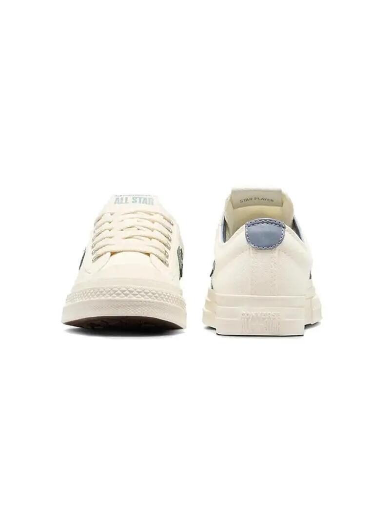 Sapatilha masculina Converse Star Player 76 branca. 3/6