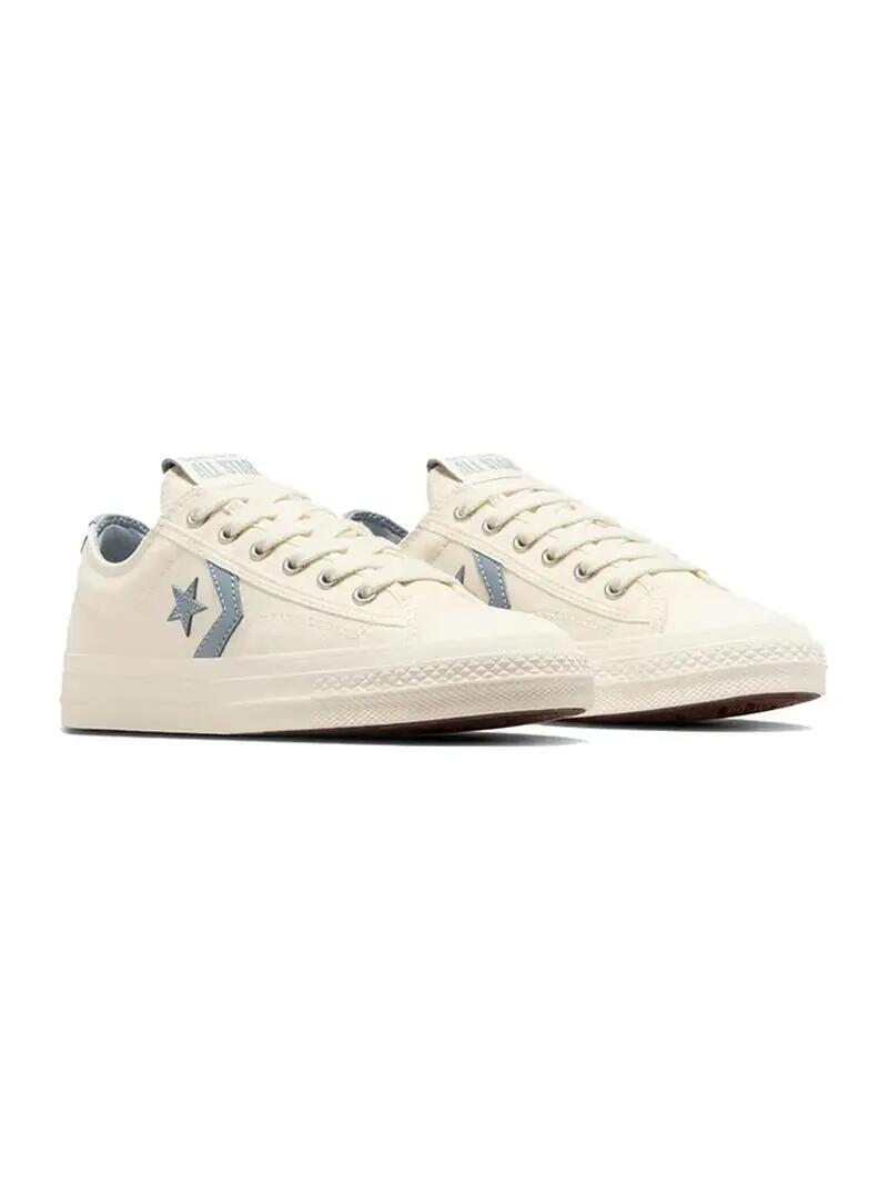 Sapatilha masculina Converse Star Player 76 branca. 4/6