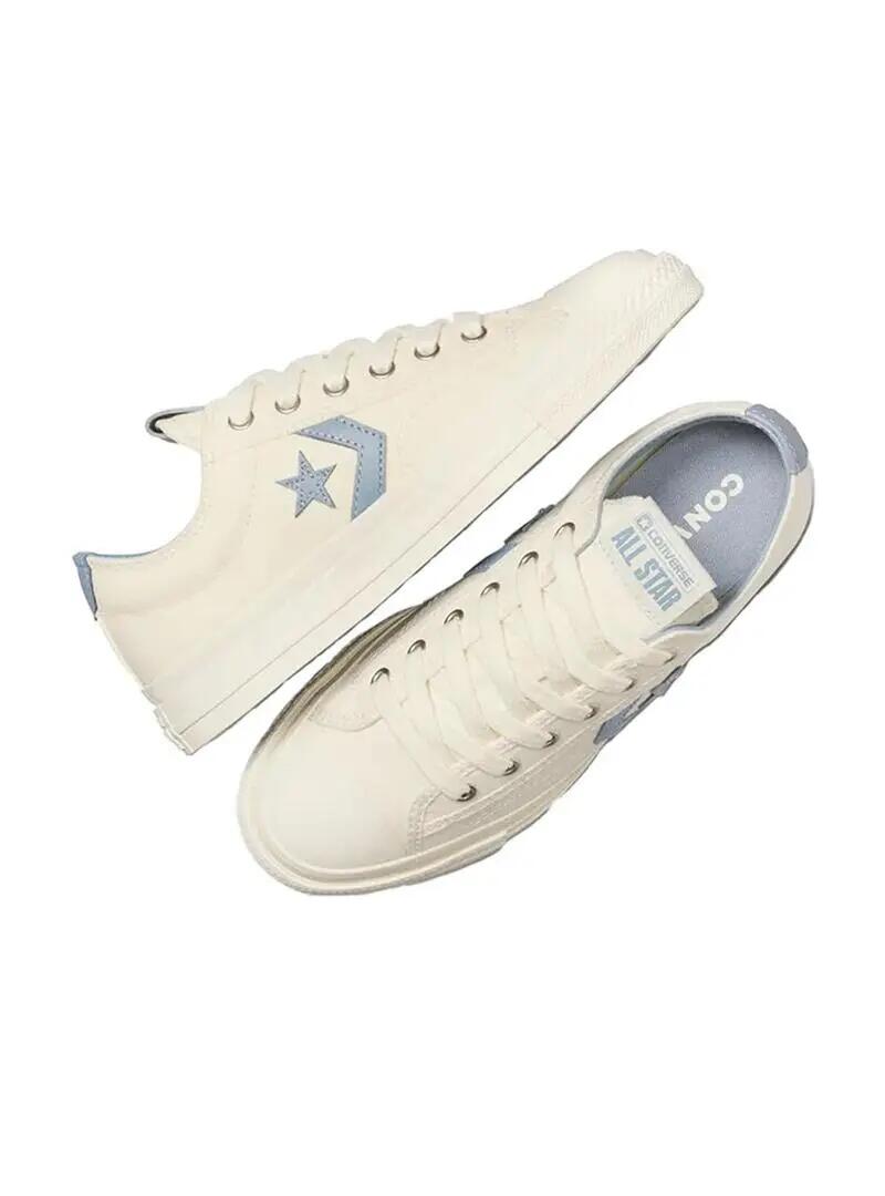 Sapatilha masculina Converse Star Player 76 branca. 5/6